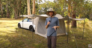 How much is the Tesla tent 2026?