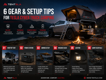 6 Gear & Setup Tips for Tesla Cyber Truck Camping